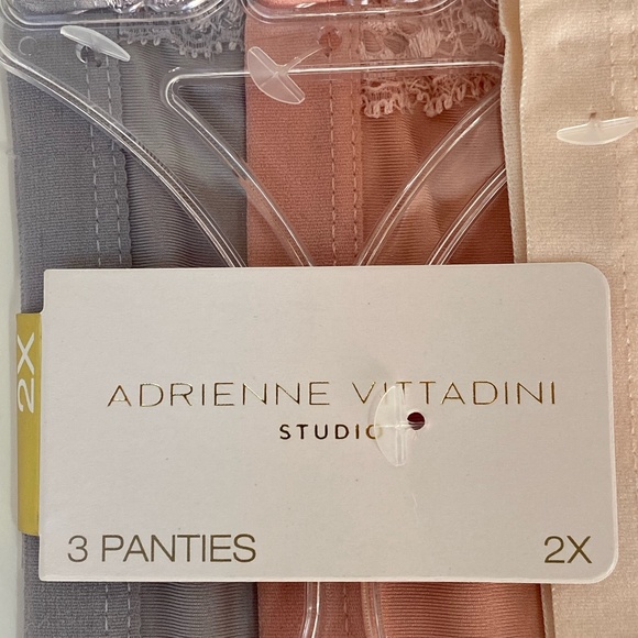 Adrienne Vittadini Lacy Panties 1X 2X - Picture 12 of 16